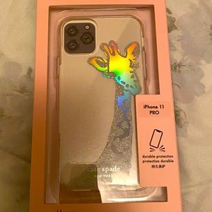 Kate spade iridescent giraffe iphone 11pro case